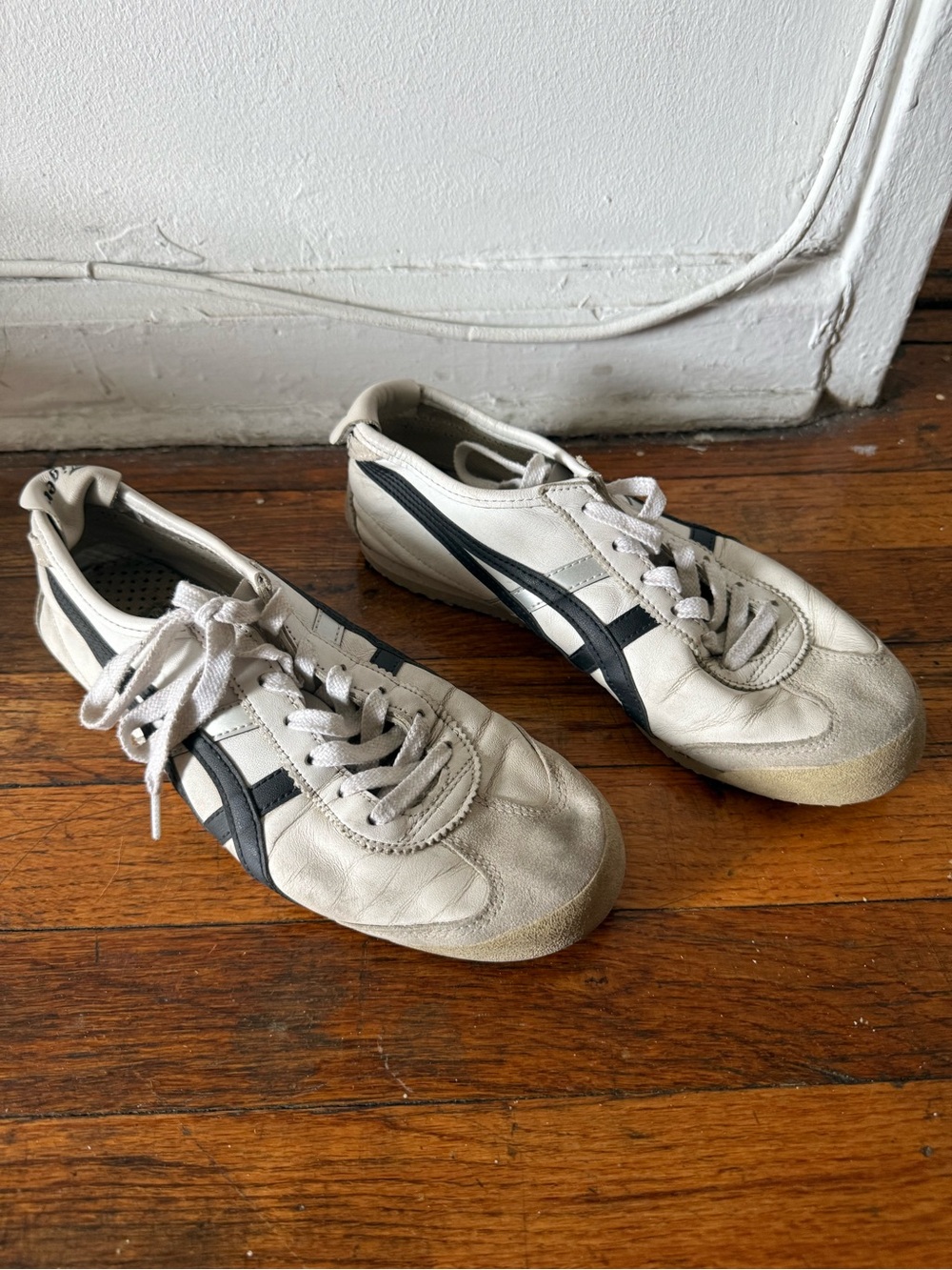 Onitsuka Tiger by Asics Sneakers with Black Stripes